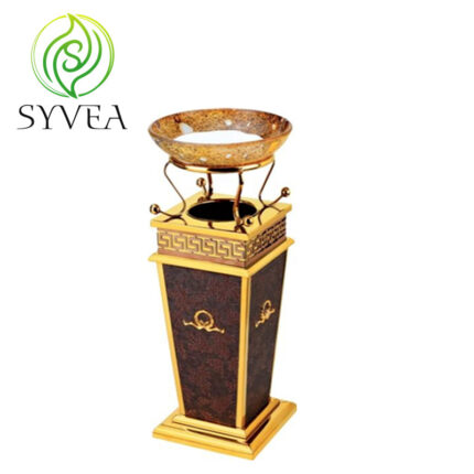 Gemstone ashtray trash can